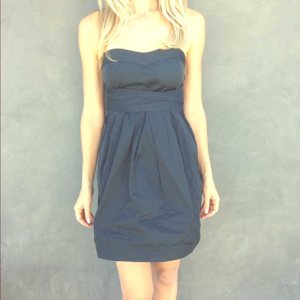 Black theory cocktail dress.